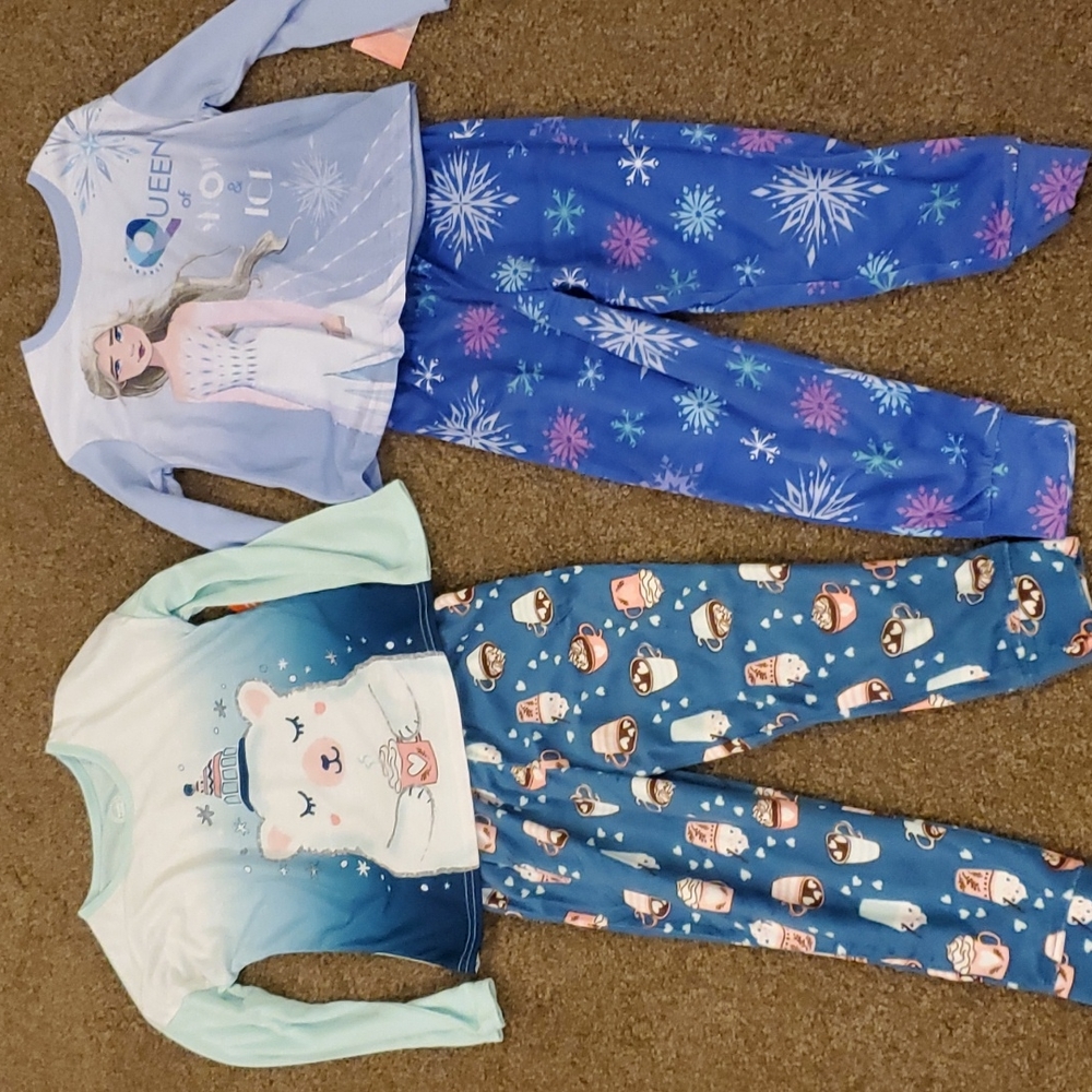 Disney Kids Pajama Sets - Blue and White